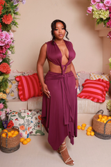 SELENE DRAPE DRESS