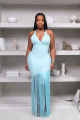 Tiffany Blue Maxi Dress