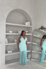 Tiffany Blue Maxi Dress